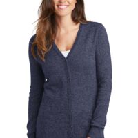 Ladies Marled Cardigan Sweater Thumbnail